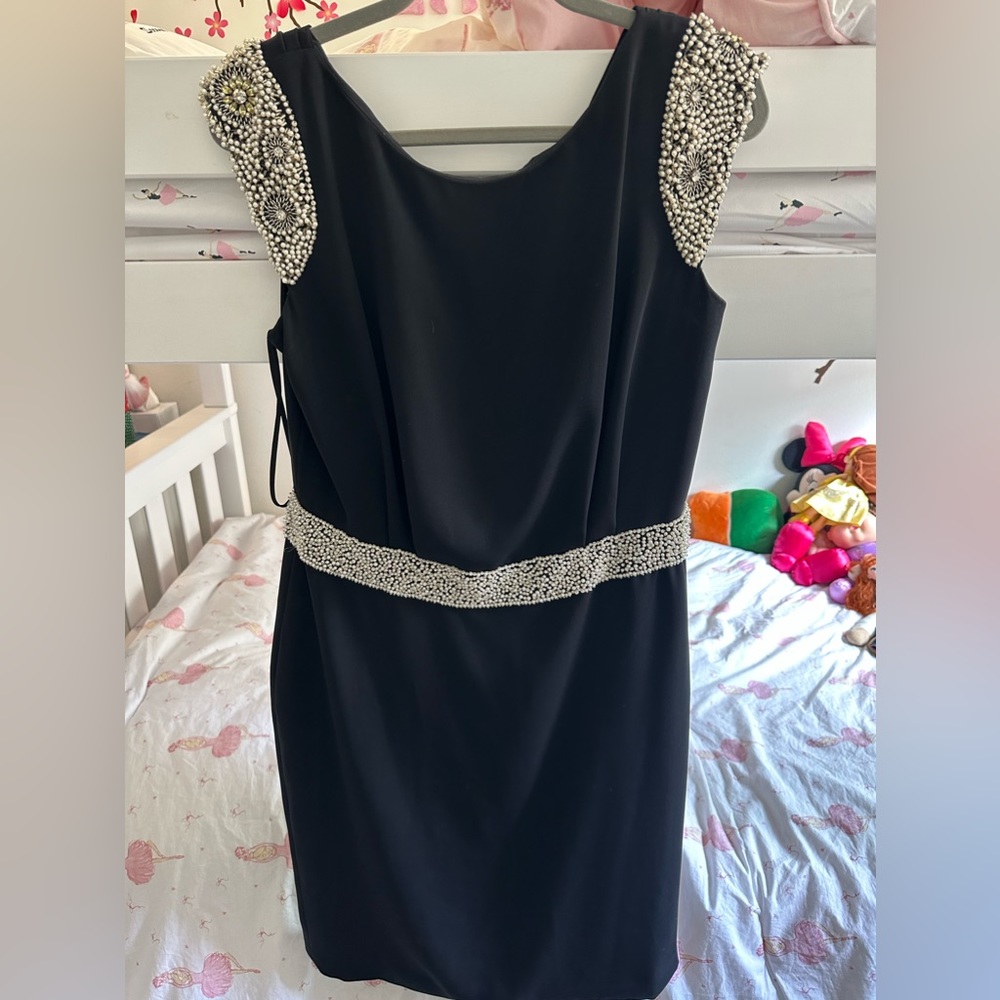 Pamella Roland black dress